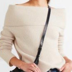 **SOLD** The Row Agnetta Off-The-Shoulder Cashmere